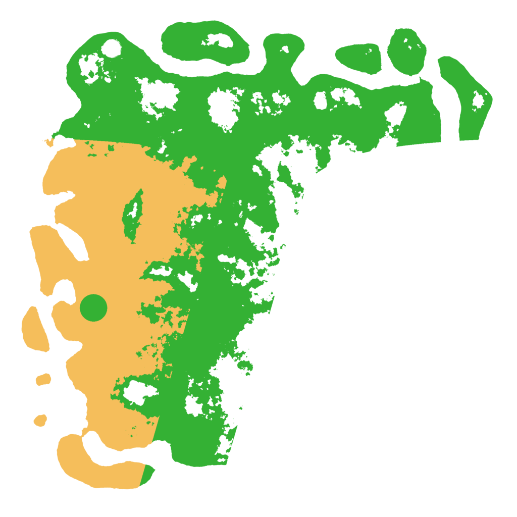 Biome Rust Map: Barren, Size: 5000, Seed: 3500