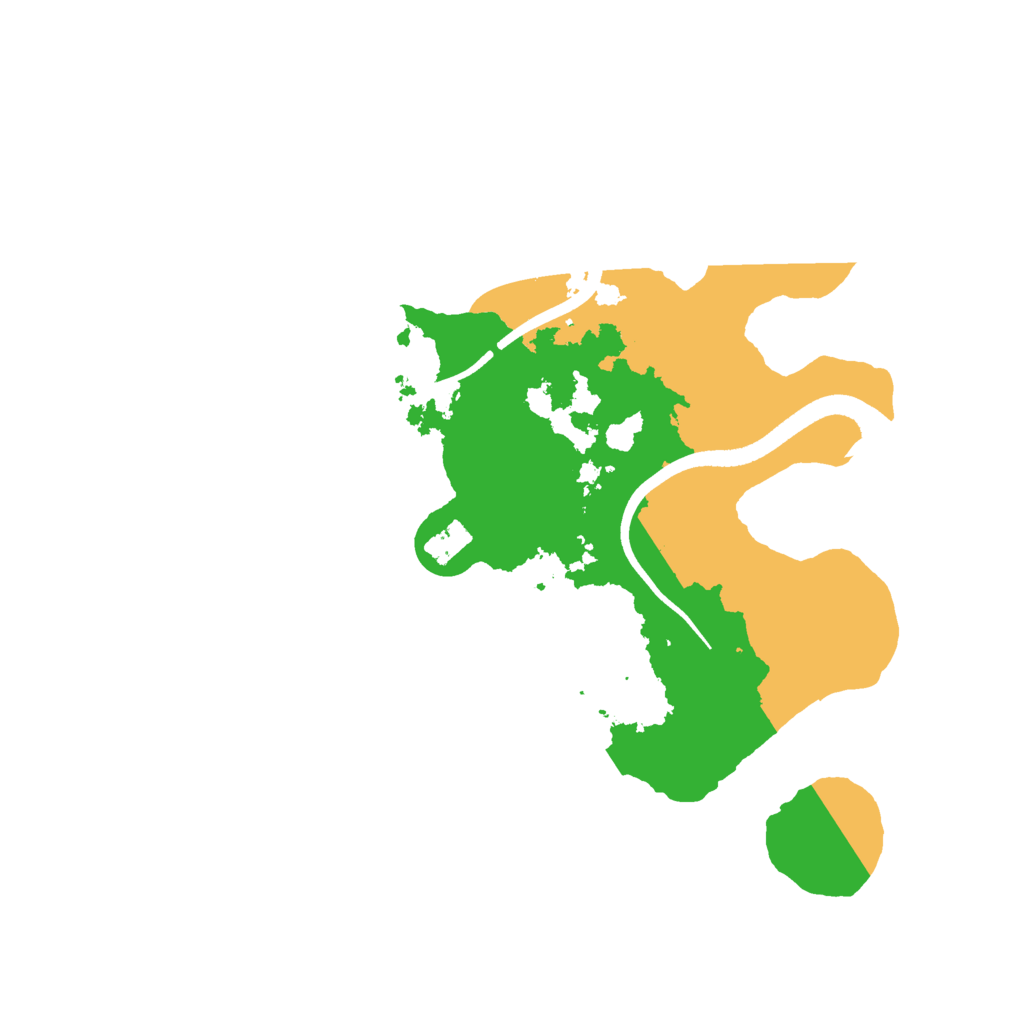 Biome Rust Map: Procedural Map, Size: 2500, Seed: 726723