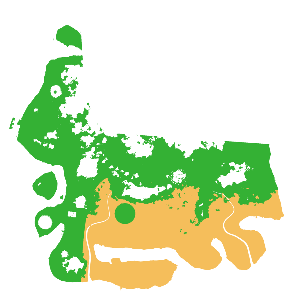 Biome Rust Map: Procedural Map, Size: 3850, Seed: 1353740658