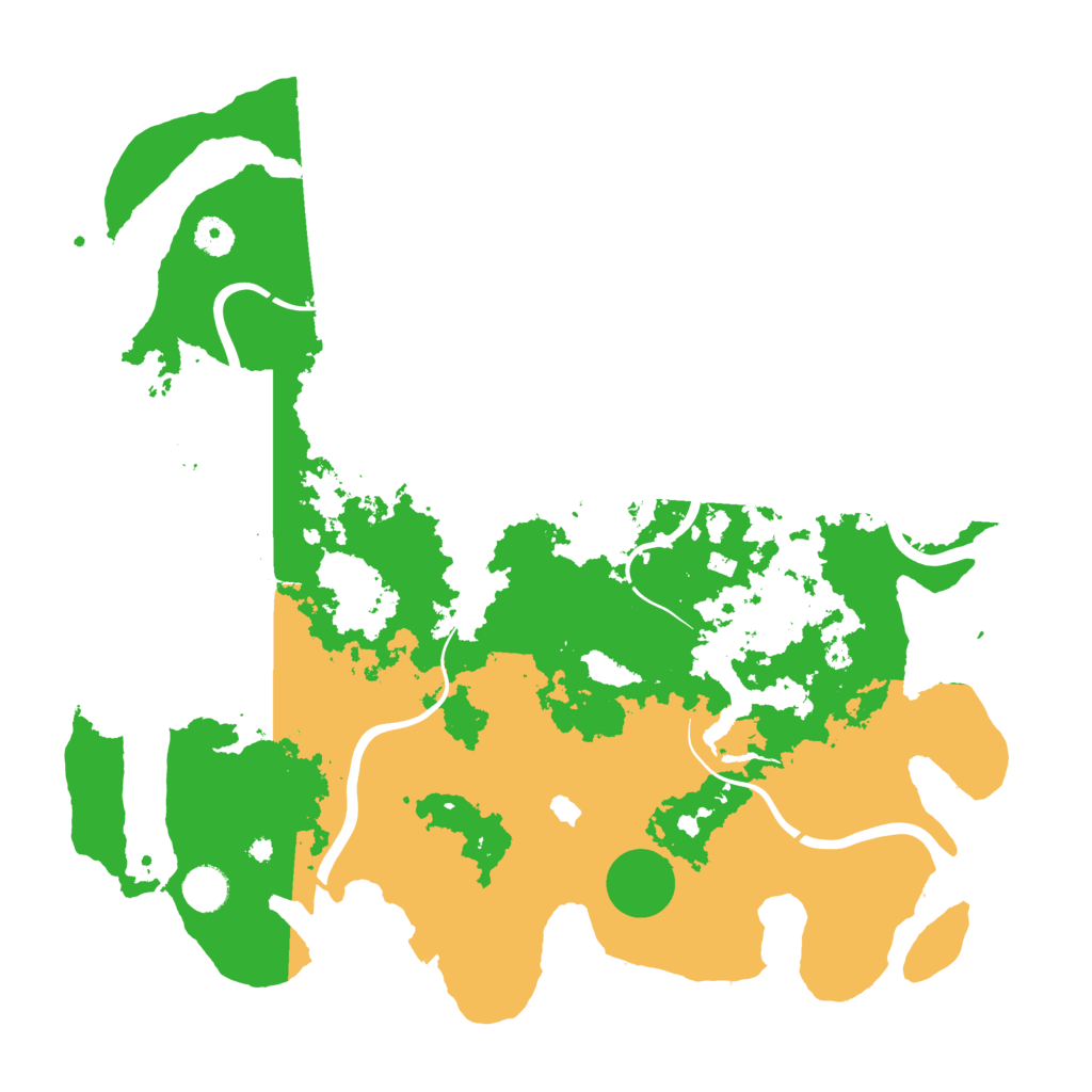 Biome Rust Map: Procedural Map, Size: 4200, Seed: 600