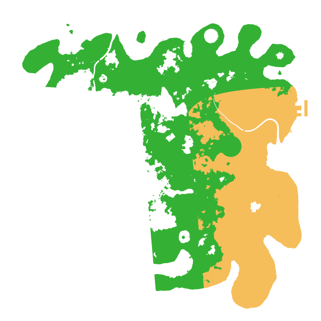 Biome Rust Map: Procedural Map, Size: 4000, Seed: 10327