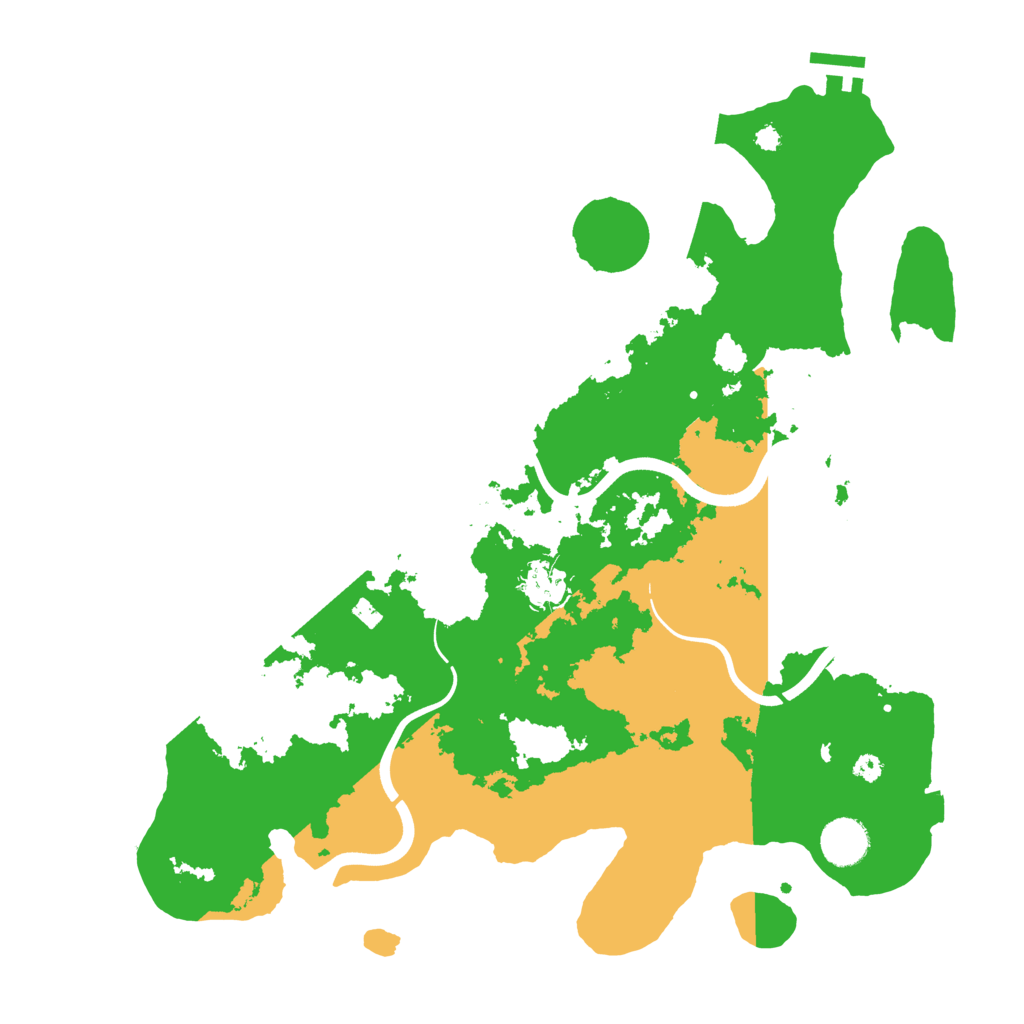 Biome Rust Map: Procedural Map, Size: 3750, Seed: 6000957