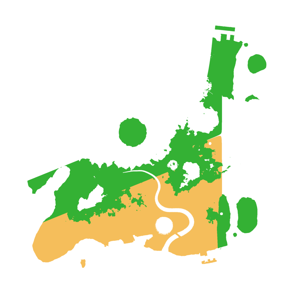 Biome Rust Map: Procedural Map, Size: 3000, Seed: 269717877