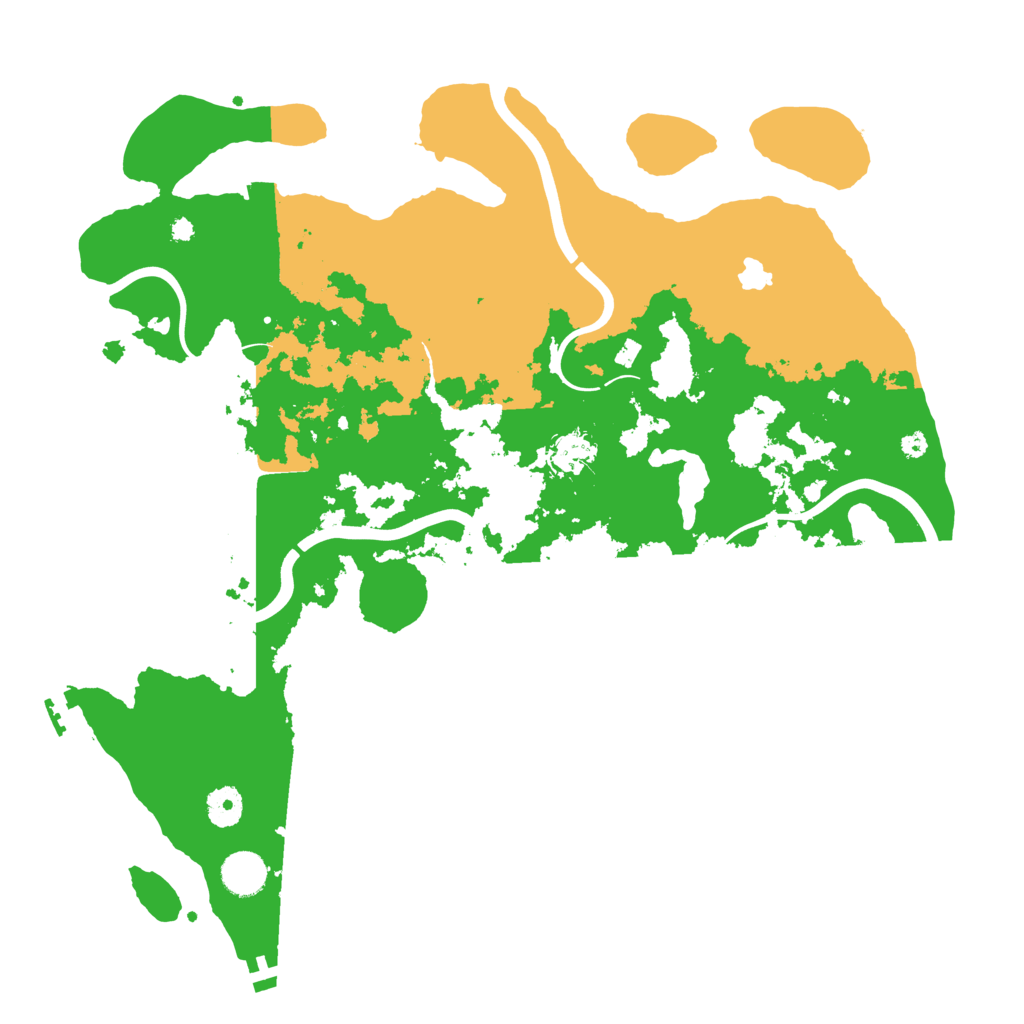 Biome Rust Map: Procedural Map, Size: 4000, Seed: 1029981684