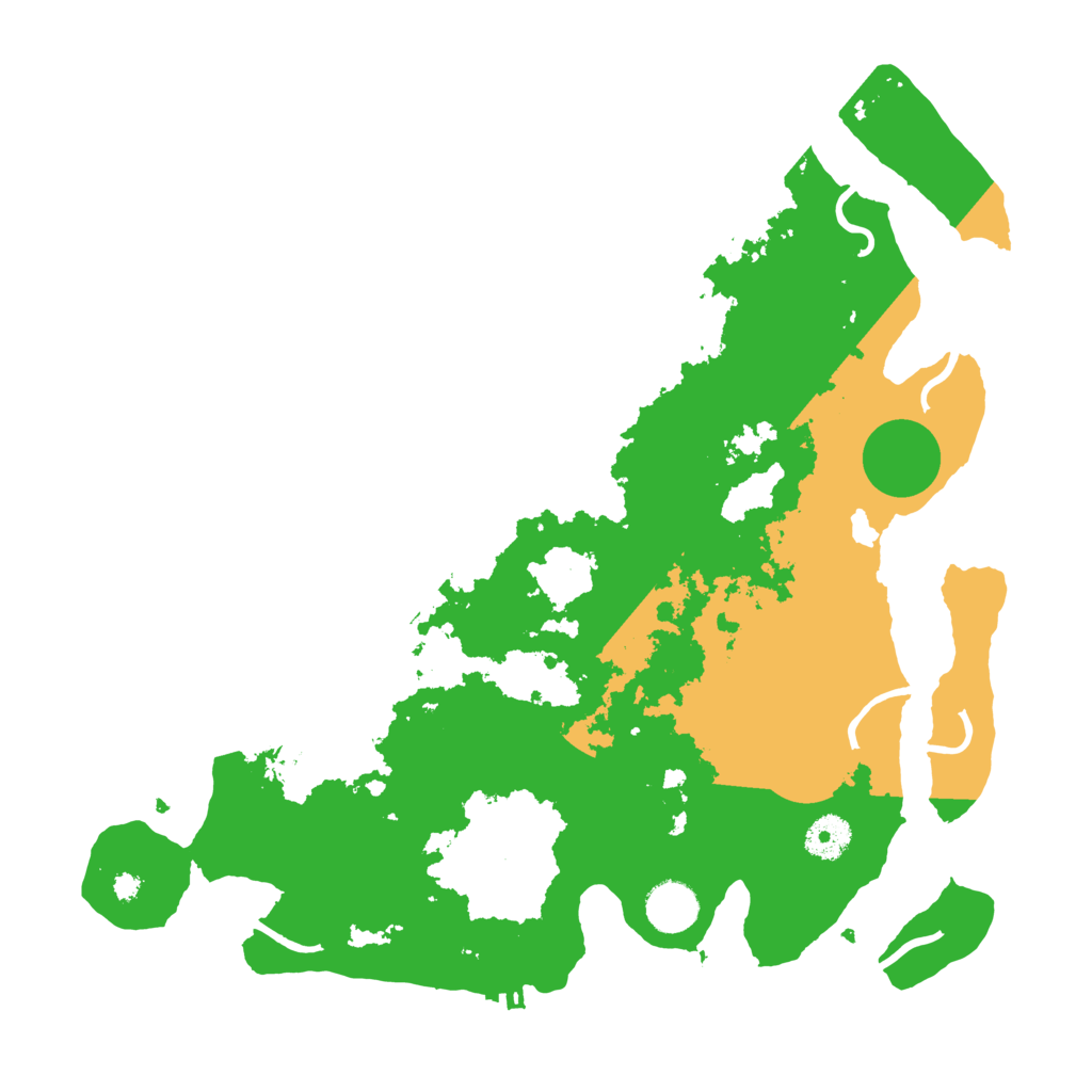 Biome Rust Map: Procedural Map, Size: 3700, Seed: 1635140826