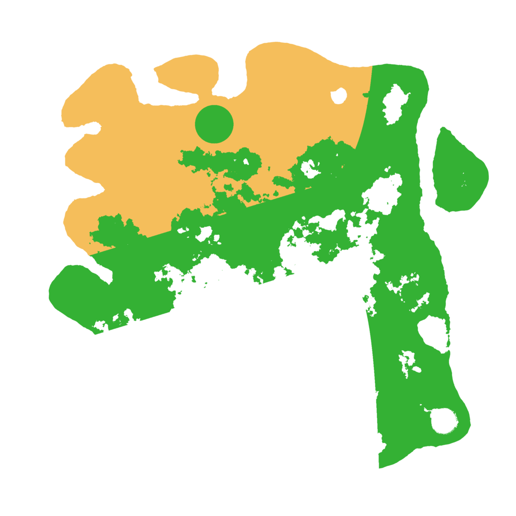 Biome Rust Map: Barren, Size: 3550, Seed: 993459