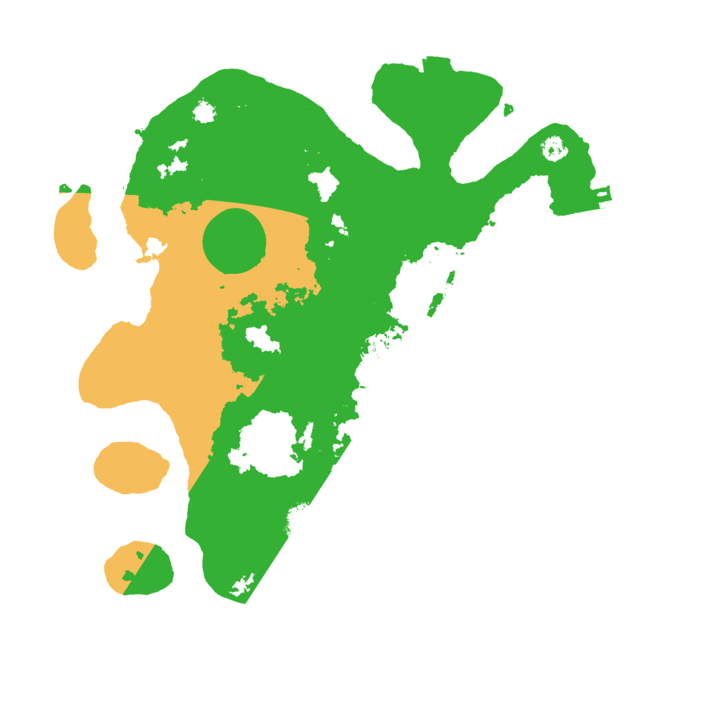 Biome Rust Map: Procedural Map, Size: 3000, Seed: 1240712877