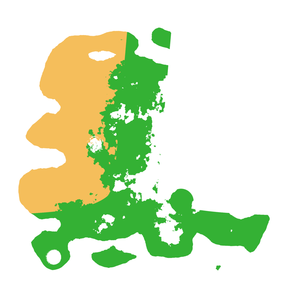 Biome Rust Map: Barren, Size: 3500, Seed: 1786547534