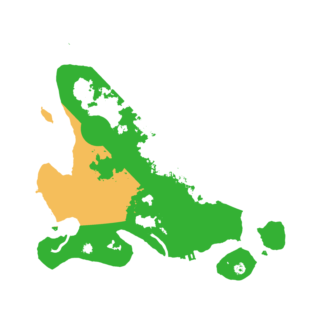 Biome Rust Map: Procedural Map, Size: 2800, Seed: 42069