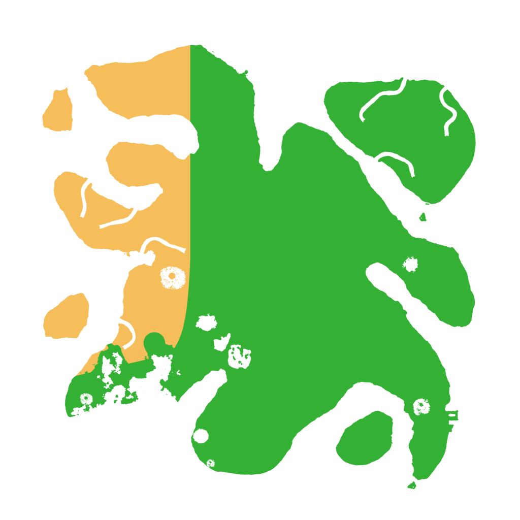 Biome Rust Map: Procedural Map, Size: 3200, Seed: 366862541