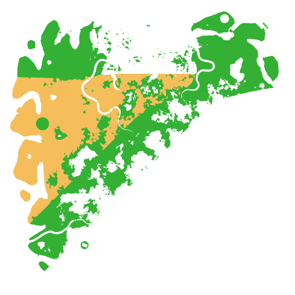Biome Rust Map: Procedural Map, Size: 6000, Seed: 694201337