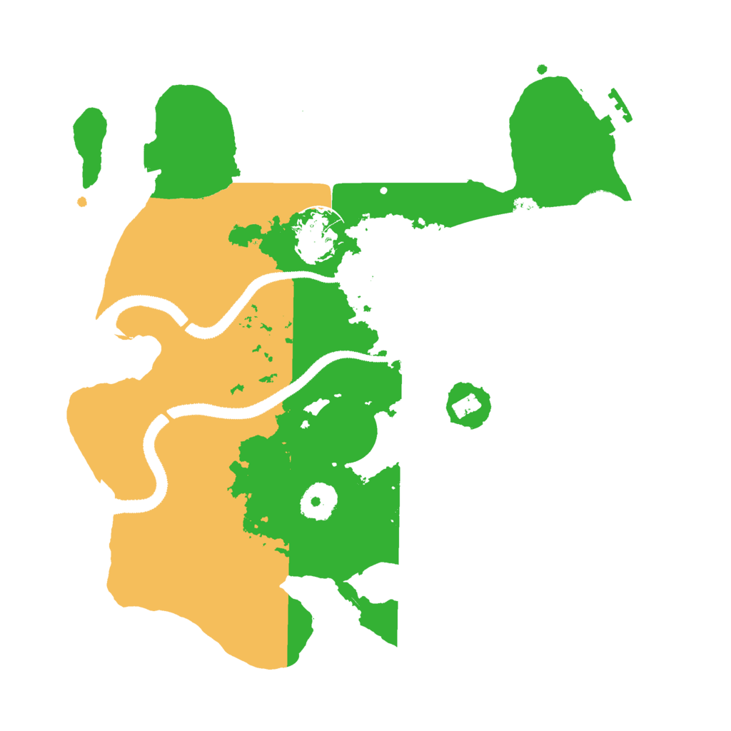 Biome Rust Map: Procedural Map, Size: 3000, Seed: 630146