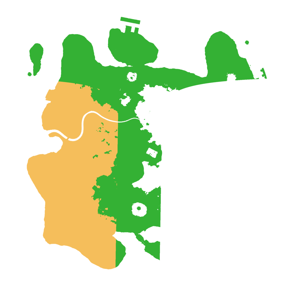 Biome Rust Map: Procedural Map, Size: 3000, Seed: 630146