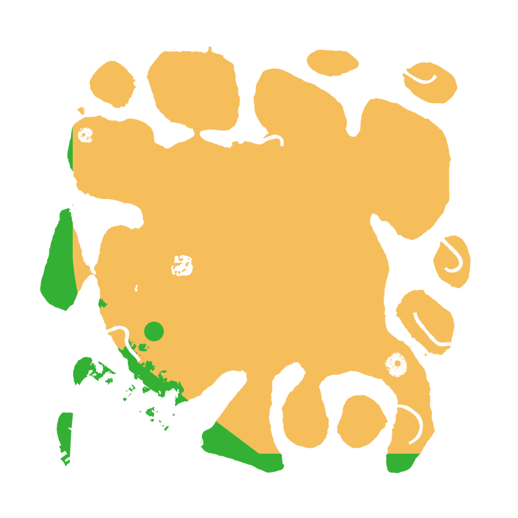 Biome Rust Map: Procedural Map, Size: 3500, Seed: 1116379950