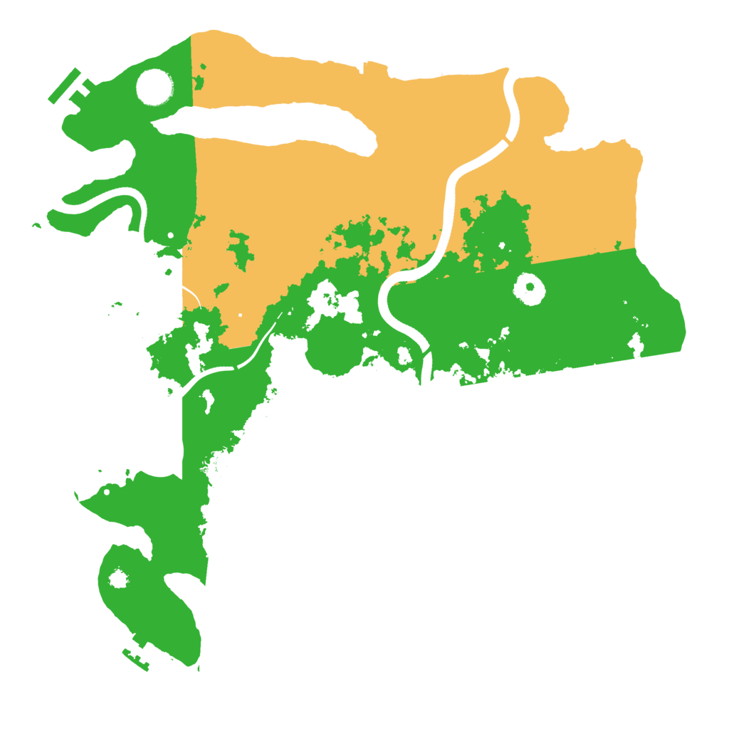 Biome Rust Map: Procedural Map, Size: 3500, Seed: 1831917995