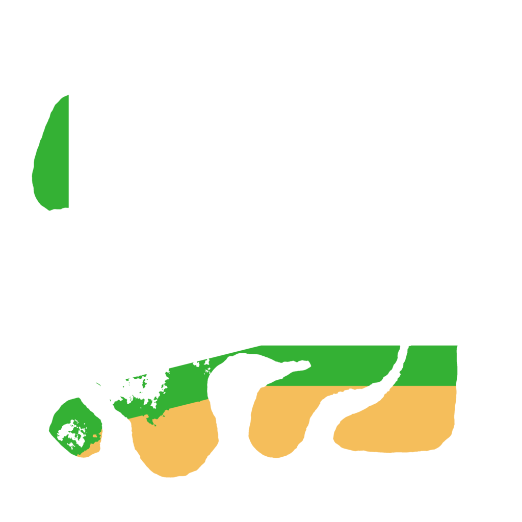 Biome Rust Map: Barren, Size: 3100, Seed: 1