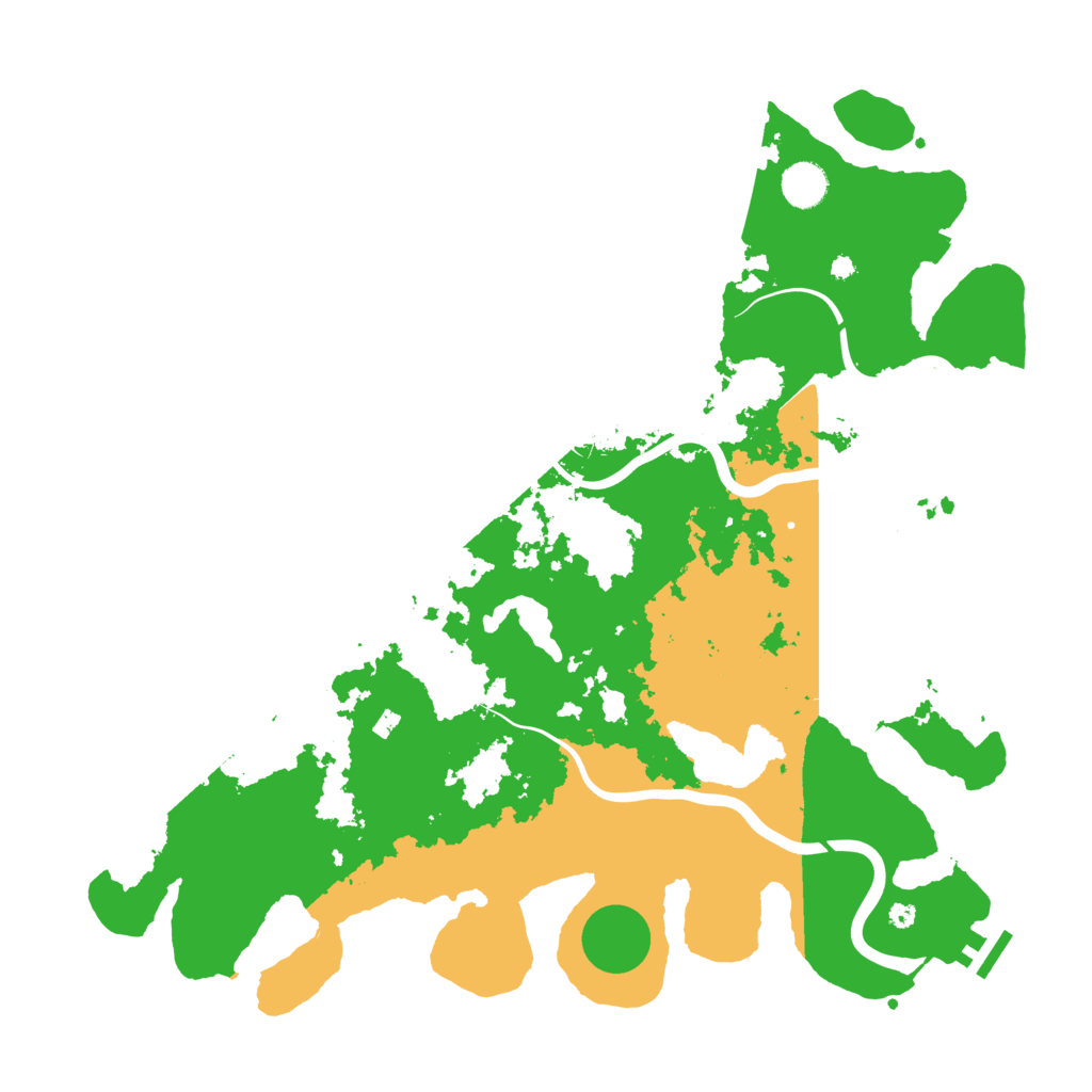 Biome Rust Map: Procedural Map, Size: 4200, Seed: 142312113