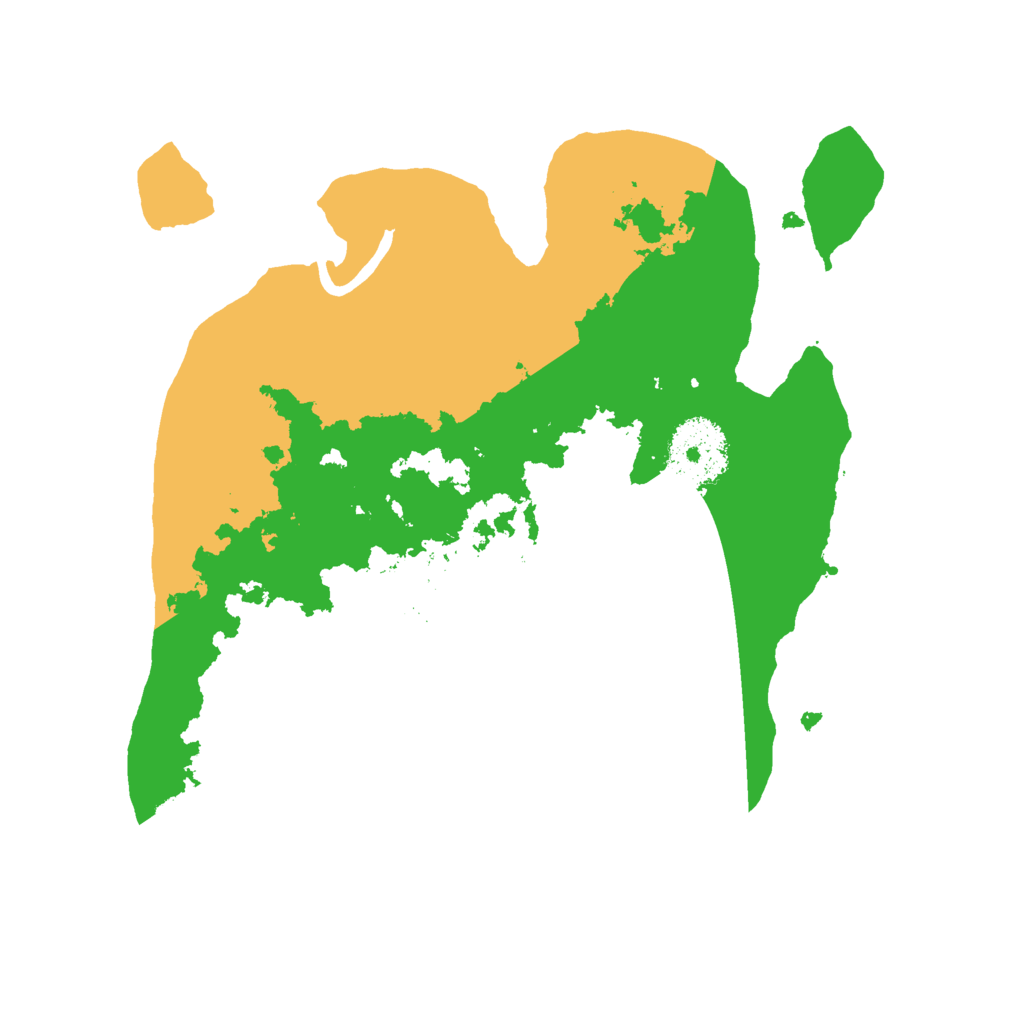 Biome Rust Map: Procedural Map, Size: 2500, Seed: 695036079