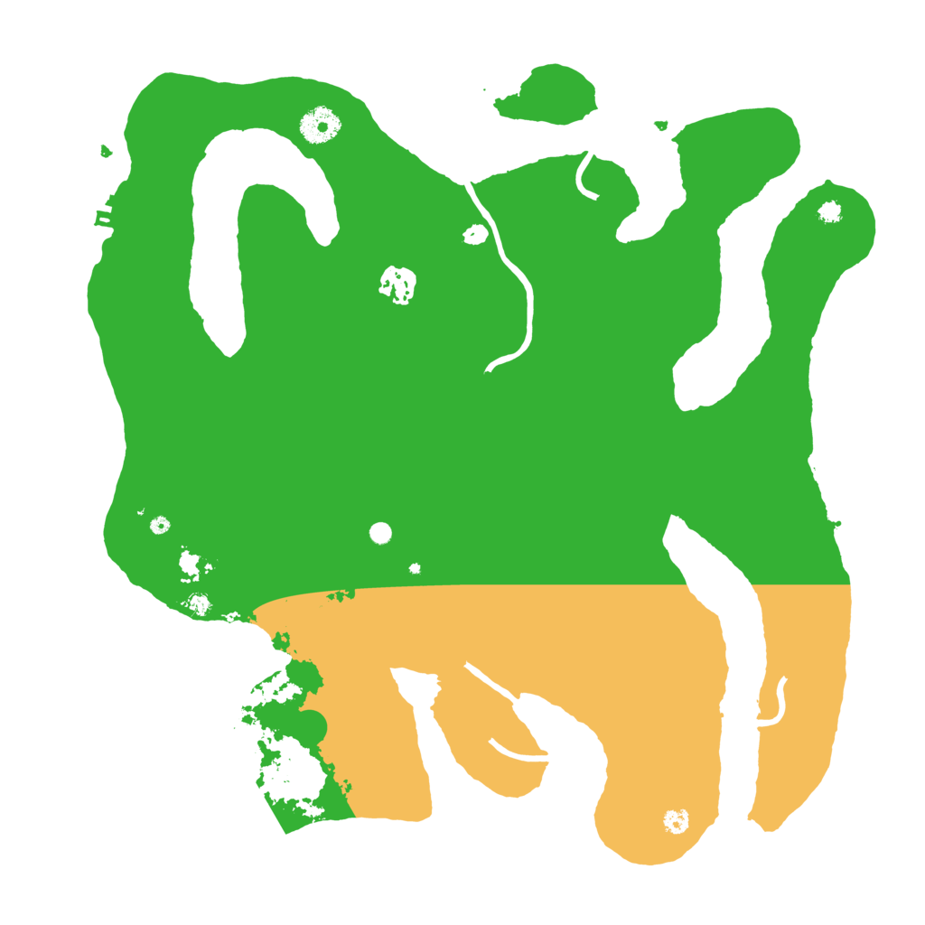 Biome Rust Map: Procedural Map, Size: 3700, Seed: 759315806