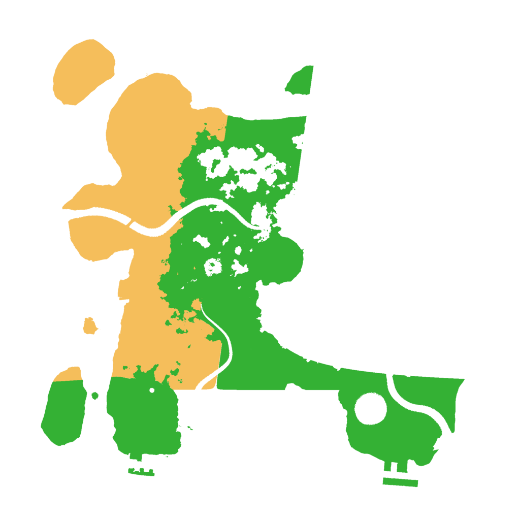 Biome Rust Map: Procedural Map, Size: 3000, Seed: 1983115164