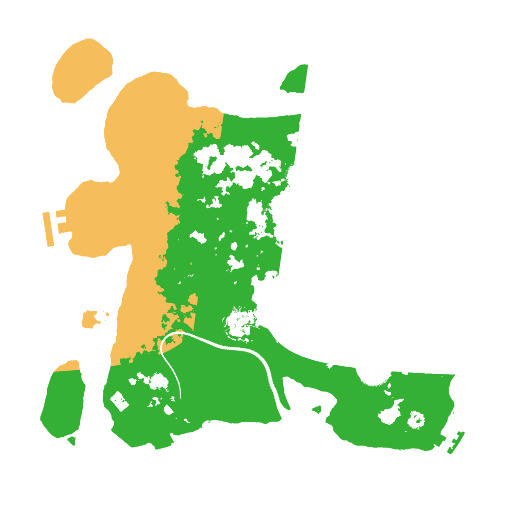 Biome Rust Map: Procedural Map, Size: 3000, Seed: 1983115164