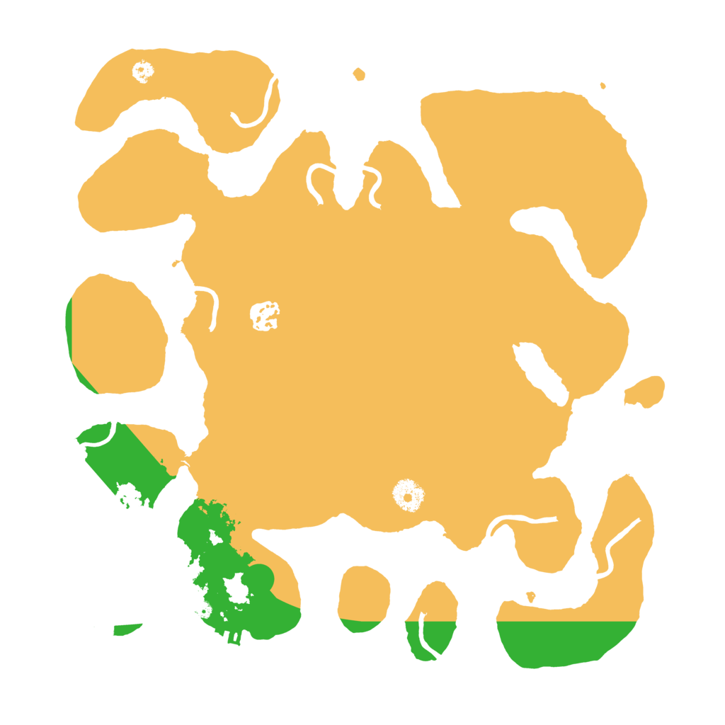 Biome Rust Map: Procedural Map, Size: 3500, Seed: 87877442