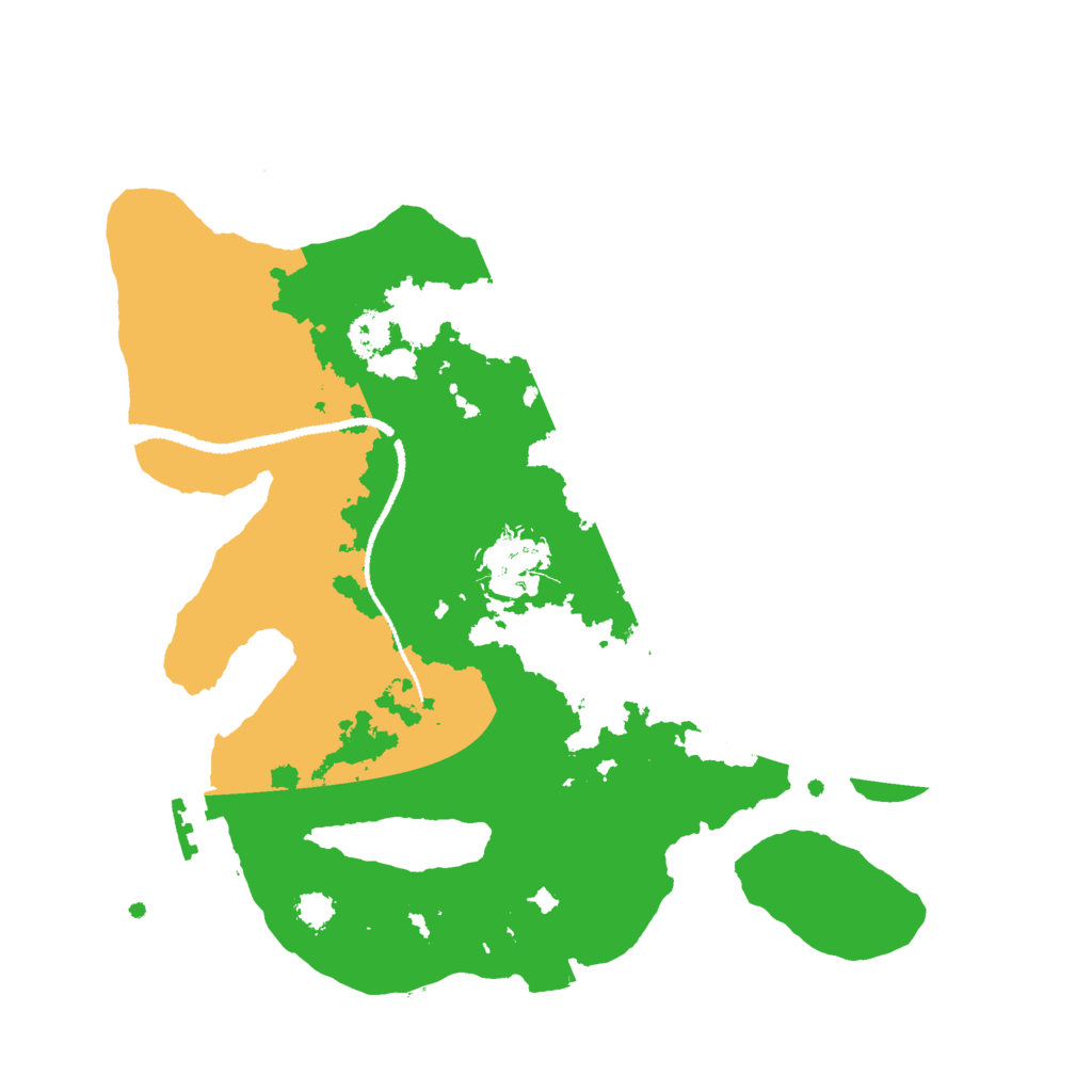 Biome Rust Map: Procedural Map, Size: 2689, Seed: 10665605