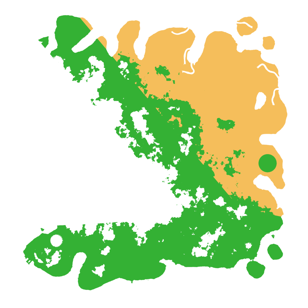 Biome Rust Map: Procedural Map, Size: 4500, Seed: 168176308