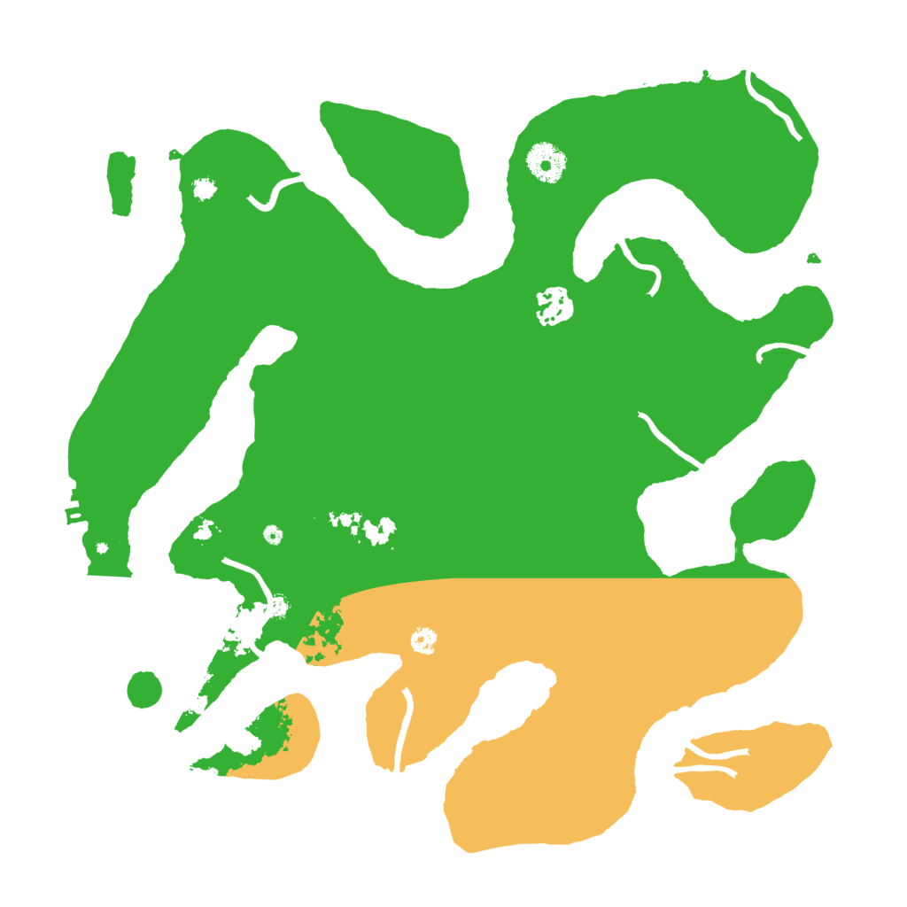 Biome Rust Map: Procedural Map, Size: 3500, Seed: 3304097