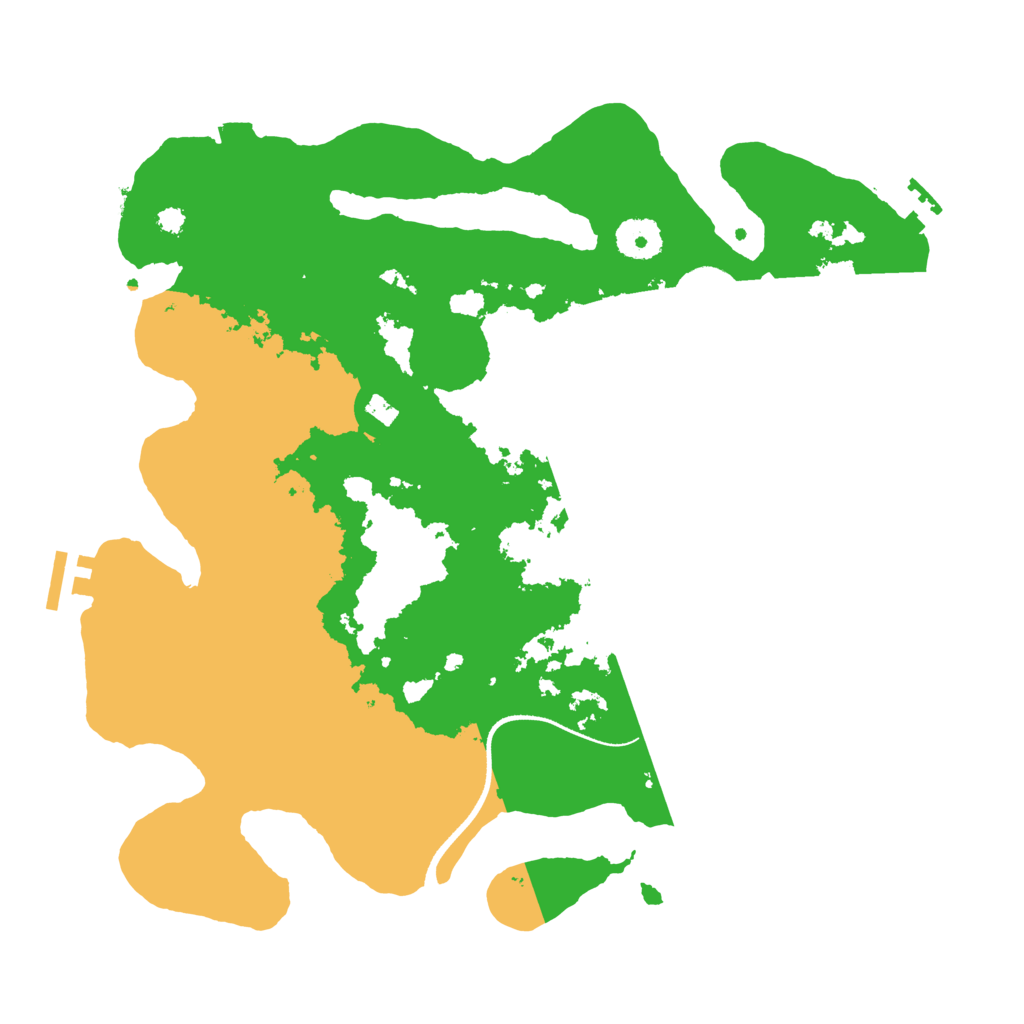 Biome Rust Map: Procedural Map, Size: 3500, Seed: 5564288
