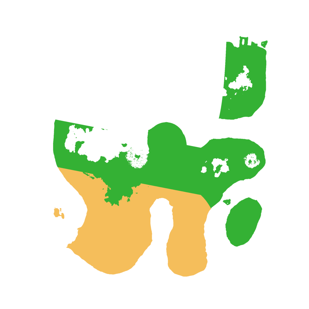 Biome Rust Map: Procedural Map, Size: 2200, Seed: 881464505