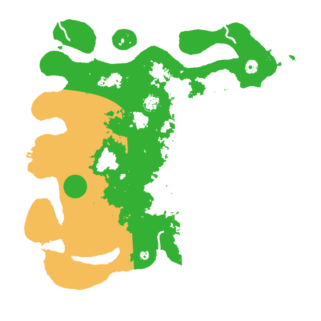 Biome Rust Map: Procedural Map, Size: 3600, Seed: 2050