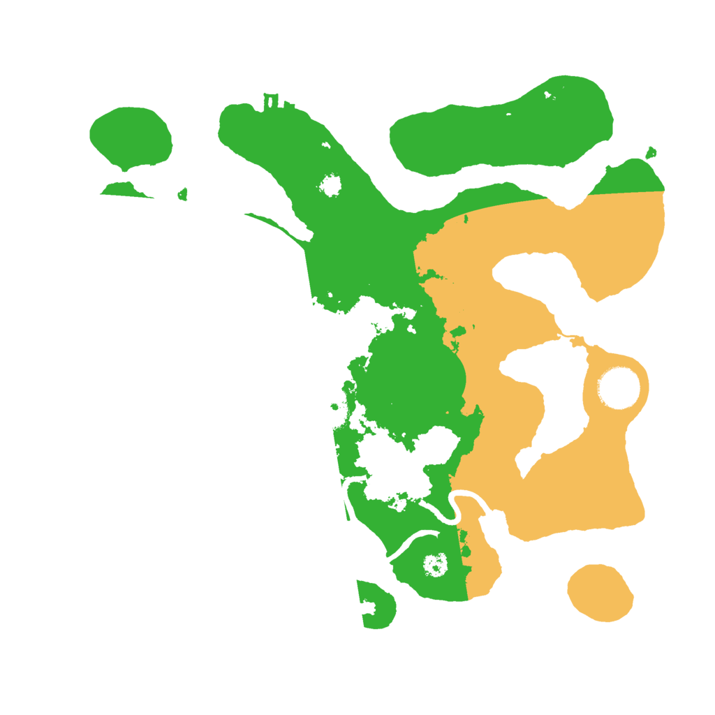 Biome Rust Map: Procedural Map, Size: 3000, Seed: 77787