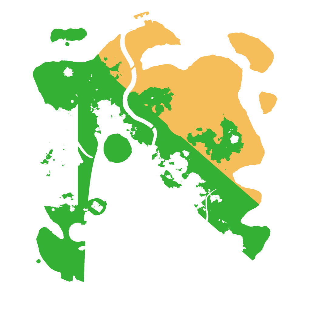 Biome Rust Map: Procedural Map, Size: 3000, Seed: 1796160620