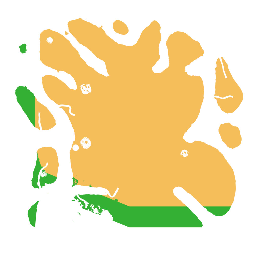 Biome Rust Map: Procedural Map, Size: 3600, Seed: 51436026