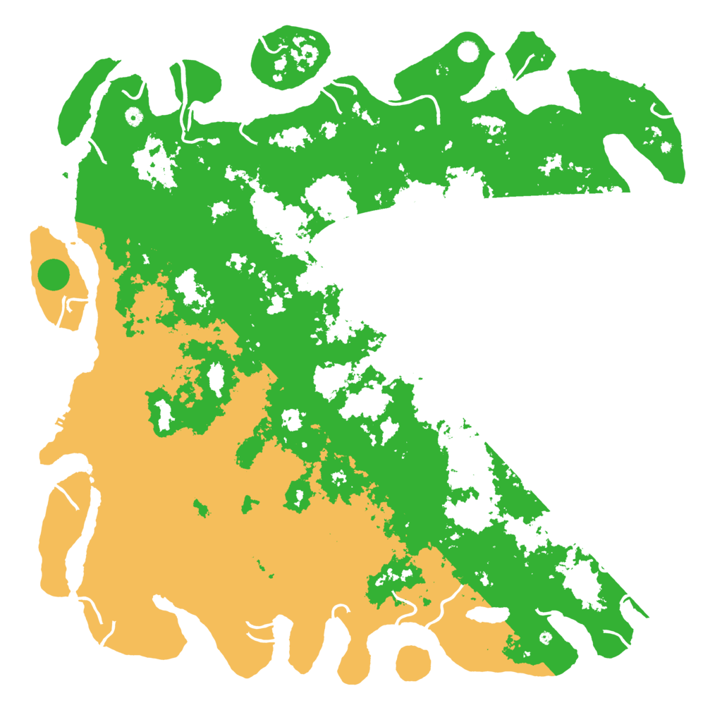 Biome Rust Map: Procedural Map, Size: 6000, Seed: 1630026199