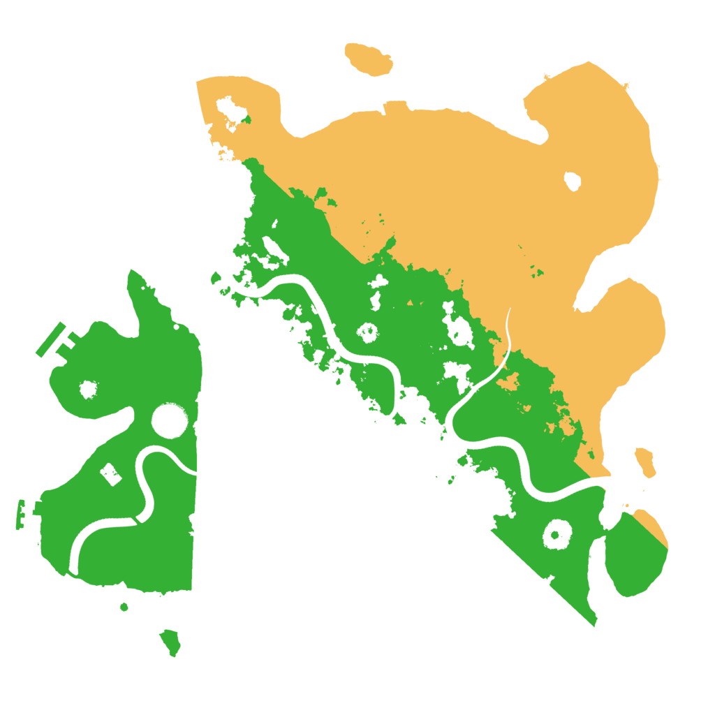 Biome Rust Map: Procedural Map, Size: 3600, Seed: 1646048508