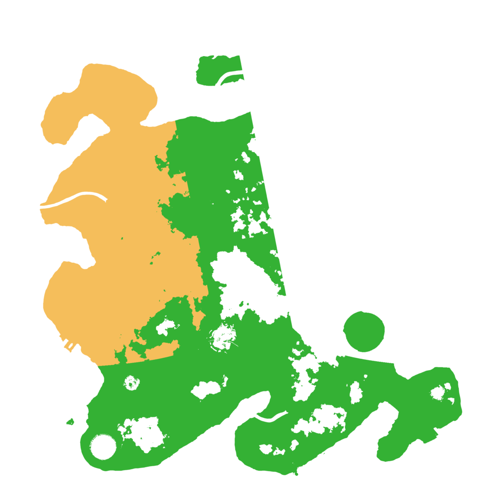 Biome Rust Map: Procedural Map, Size: 3500, Seed: 1649231839