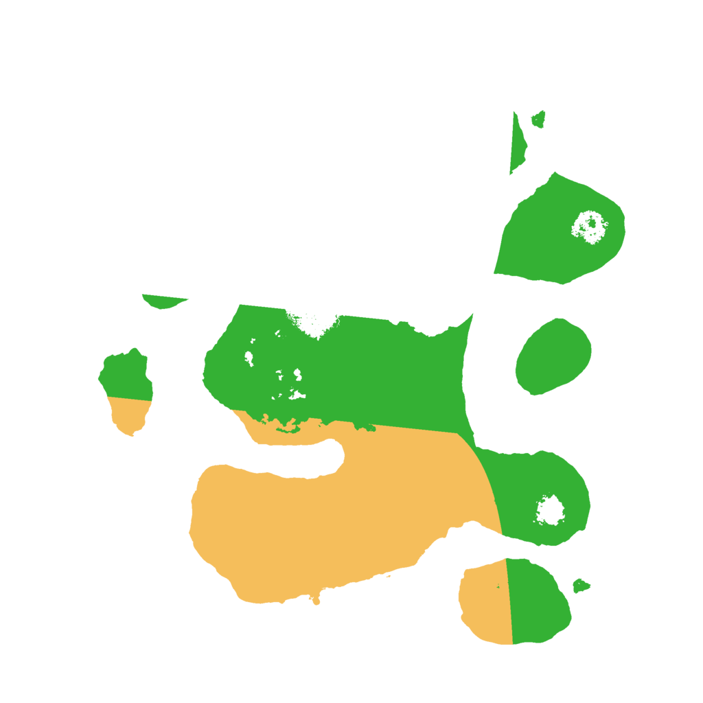 Biome Rust Map: Procedural Map, Size: 2200, Seed: 254531778