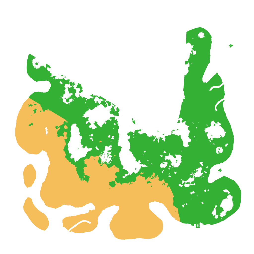 Biome Rust Map: Procedural Map, Size: 3750, Seed: 435532