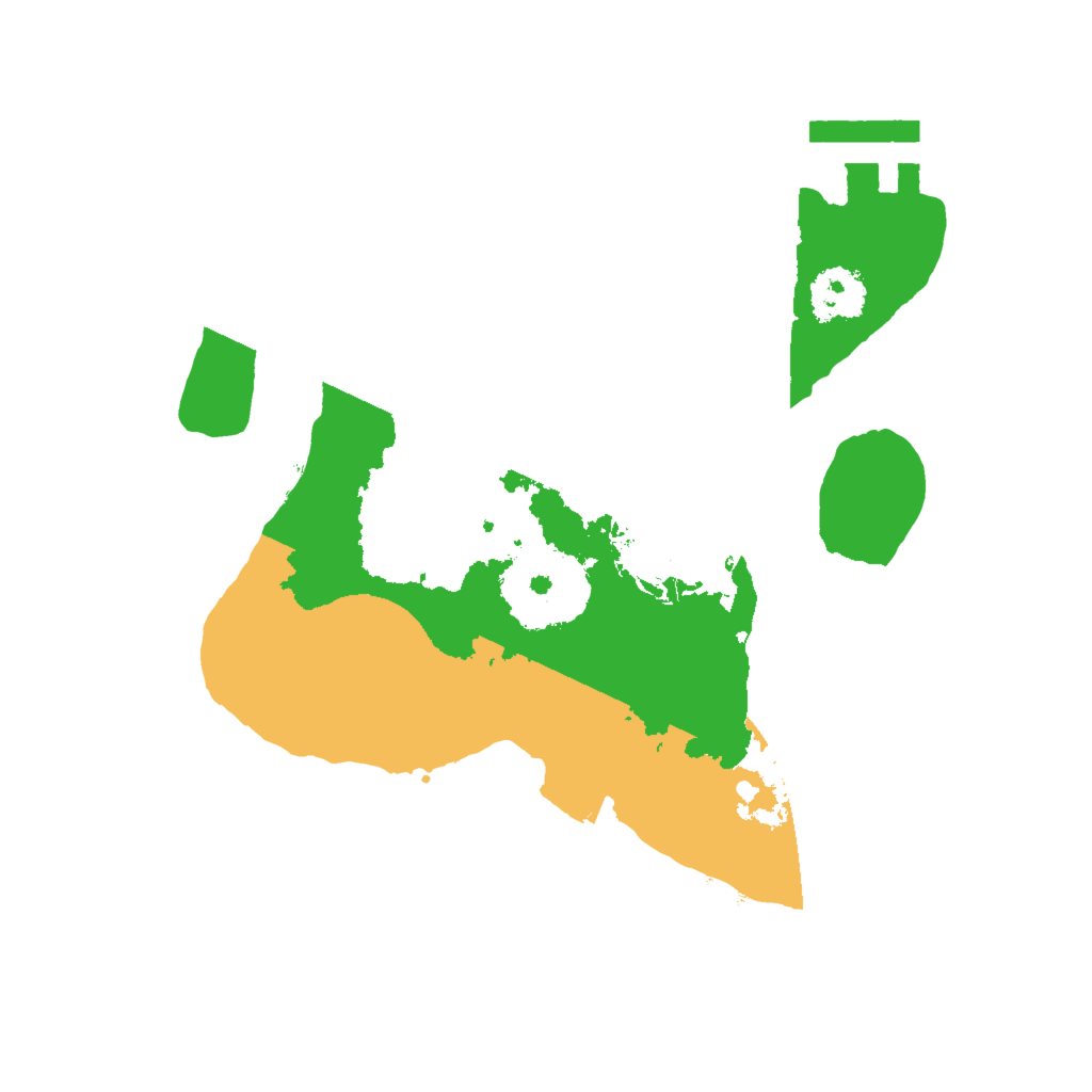 Biome Rust Map: Procedural Map, Size: 2000, Seed: 13127