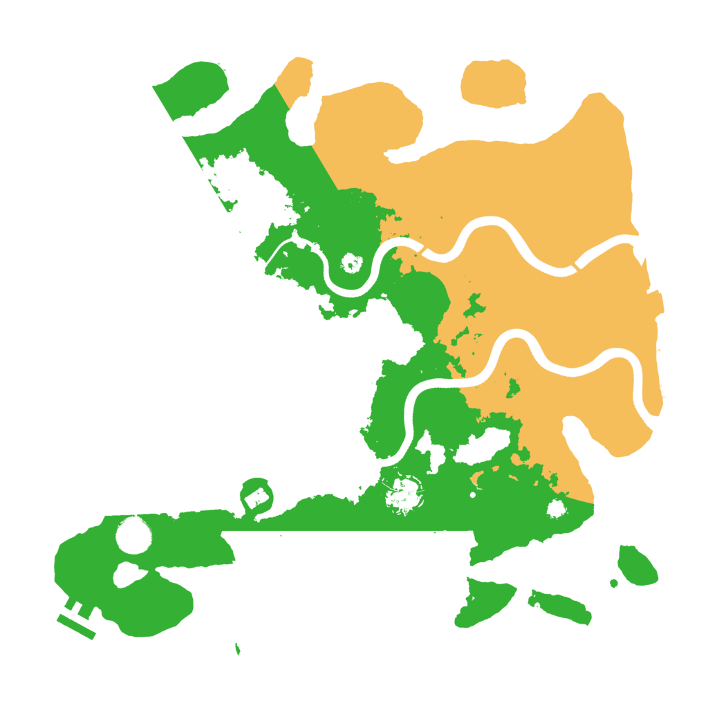 Biome Rust Map: Procedural Map, Size: 3500, Seed: 704515463