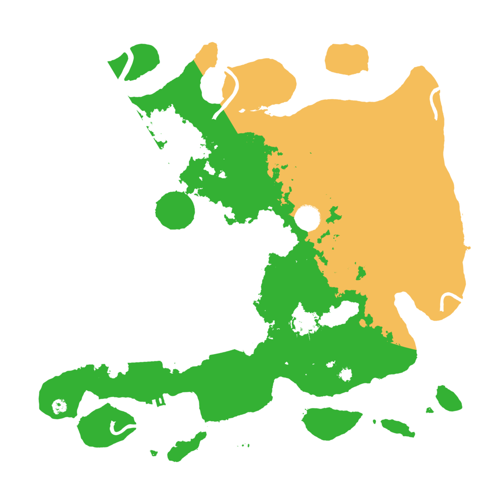 Biome Rust Map: Procedural Map, Size: 3500, Seed: 704515463