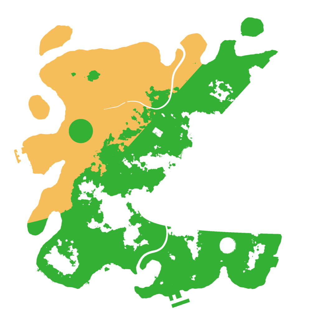 Biome Rust Map: Procedural Map, Size: 3500, Seed: 211028