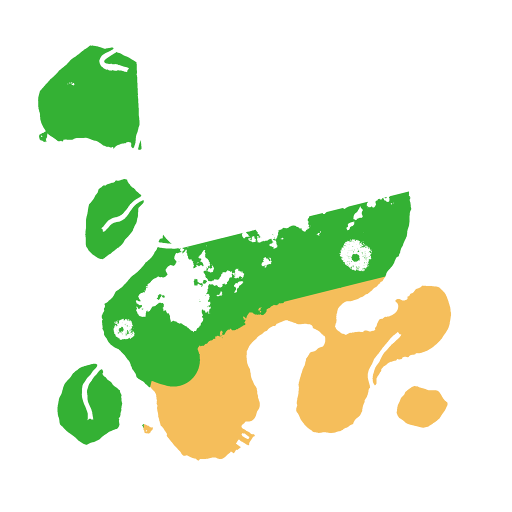 Biome Rust Map: Procedural Map, Size: 2555, Seed: 1