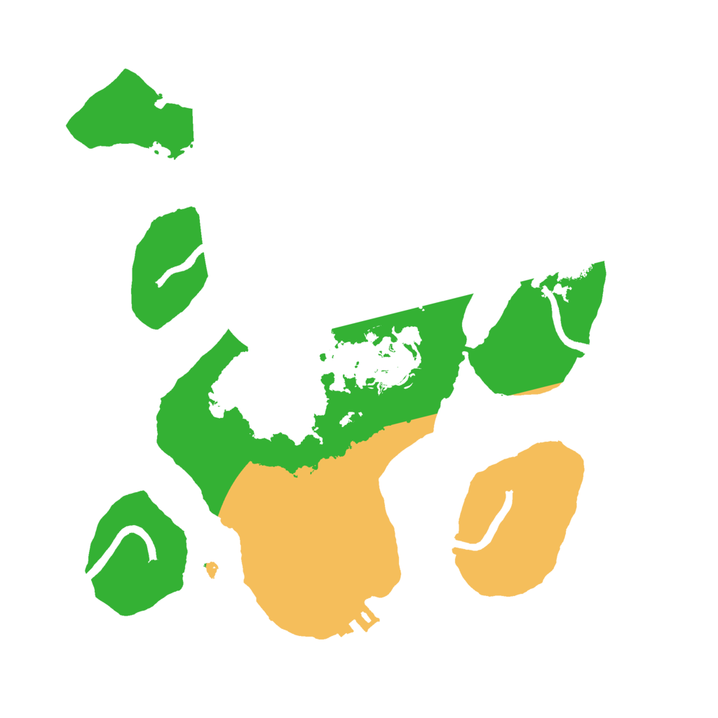 Biome Rust Map: Procedural Map, Size: 2333, Seed: 1