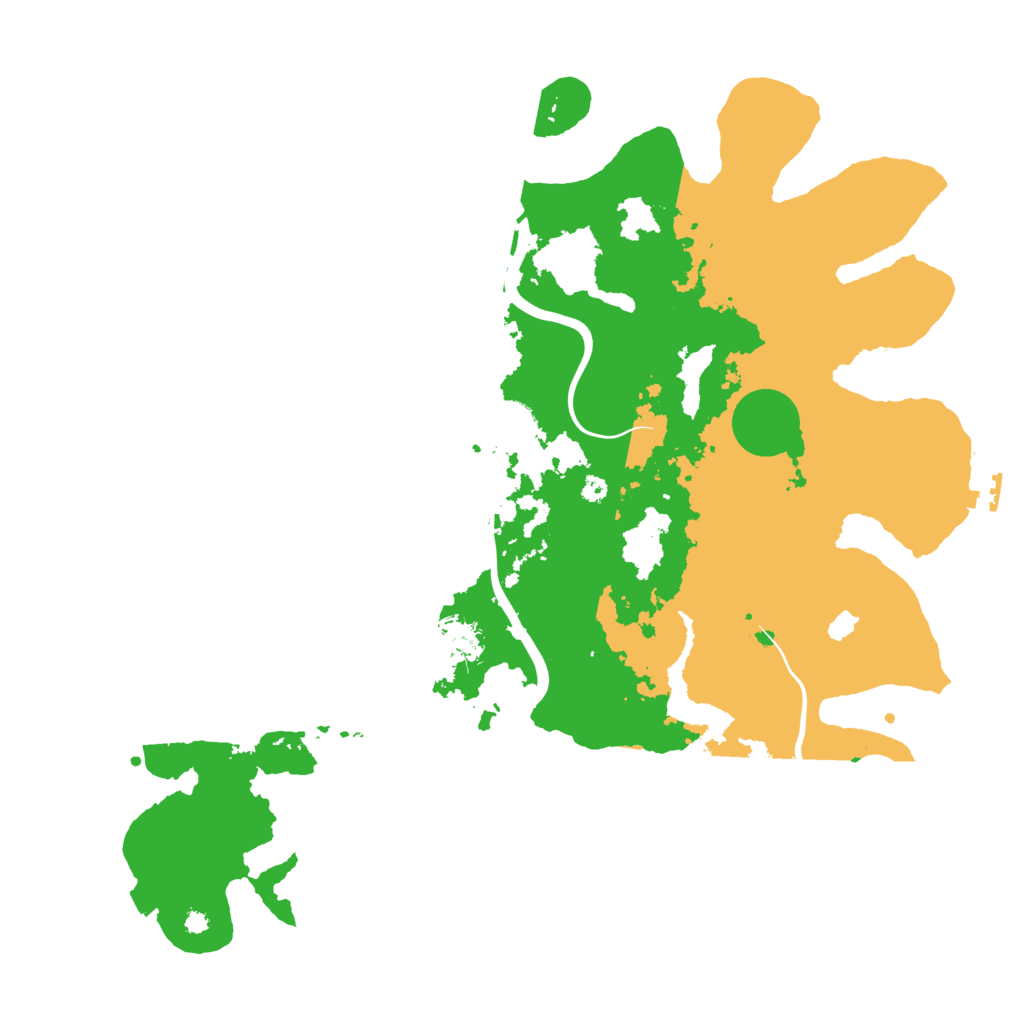 Biome Rust Map: Procedural Map, Size: 4000, Seed: 6080