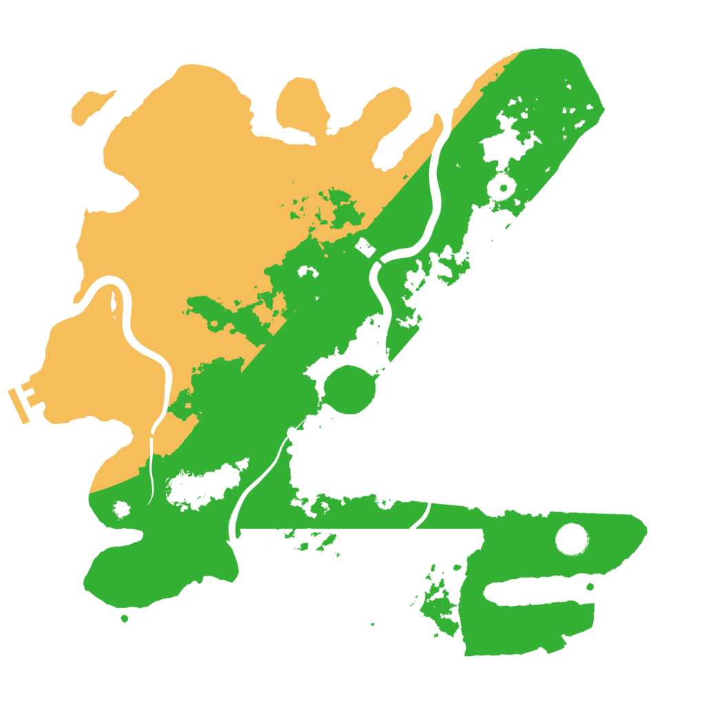 Biome Rust Map: Procedural Map, Size: 3850, Seed: 1979741491