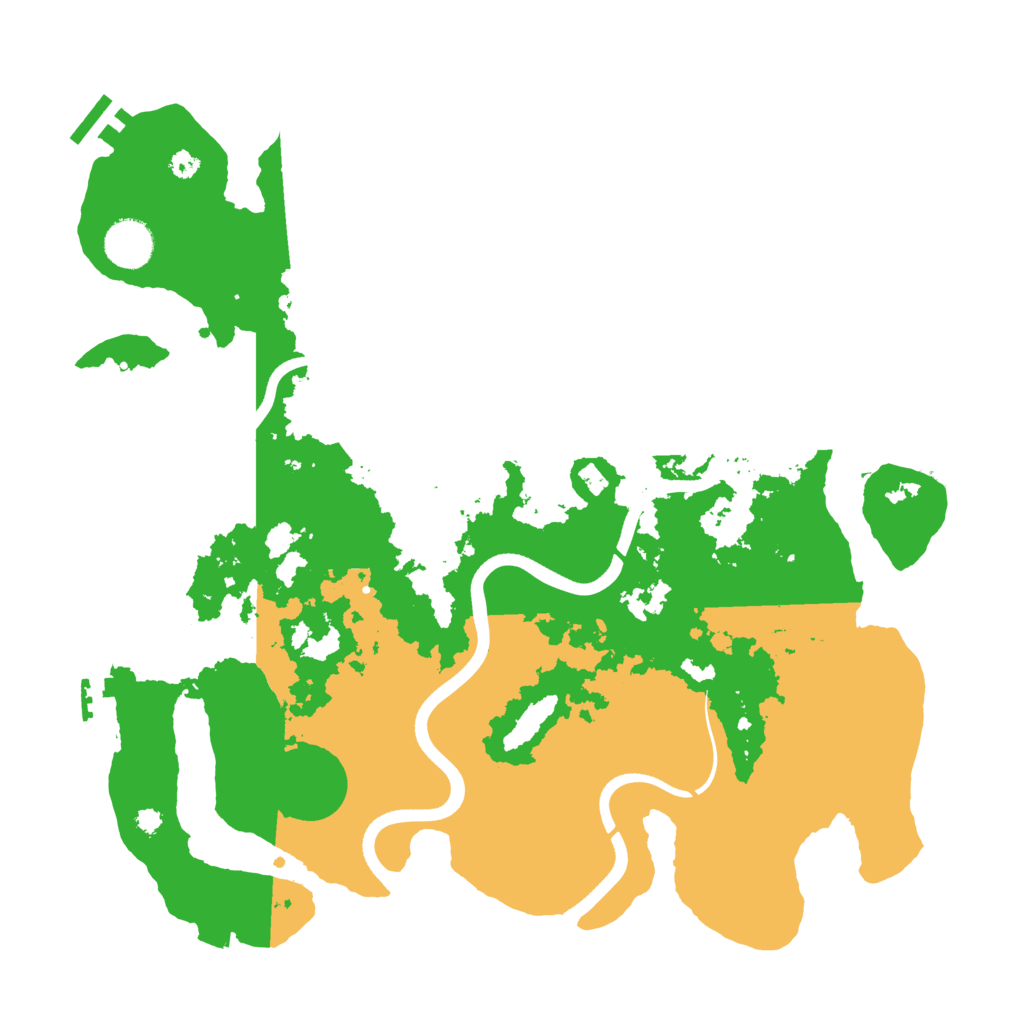 Biome Rust Map: Procedural Map, Size: 3700, Seed: 7530914