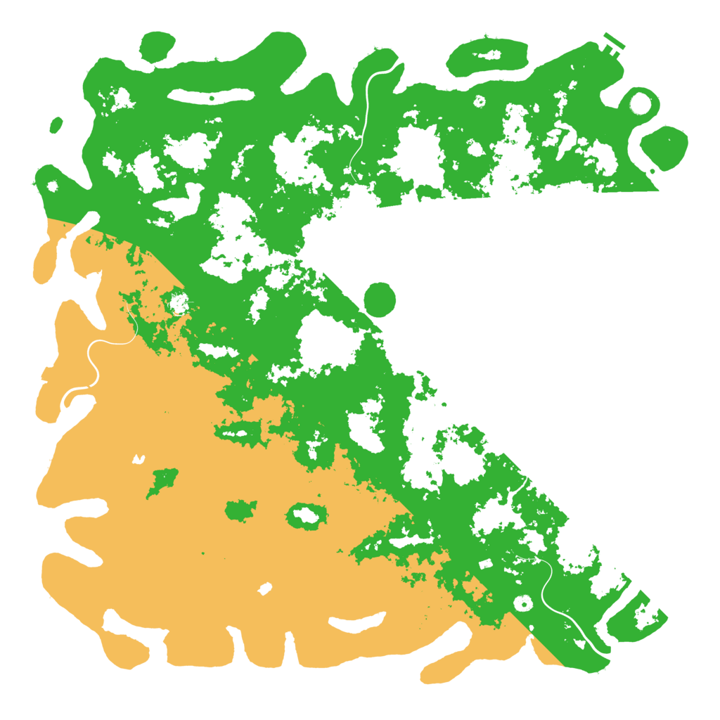 Biome Rust Map: Procedural Map, Size: 6000, Seed: 89943